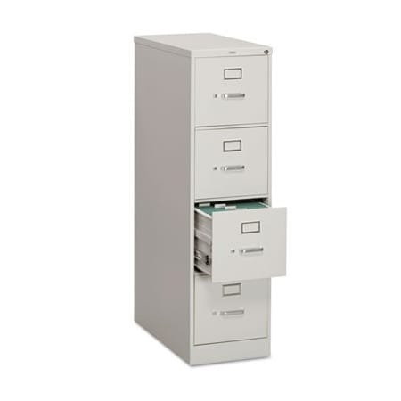 Hon HON, 310 SERIES FOUR-DRAWER FULL-SUSPENSION FILE, LETTER, 15W X 26.5D X 52H, LIGHT GRAY 314PQ